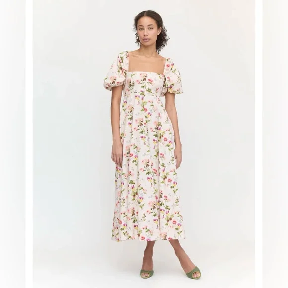 Hill House Matilda dress pink bluebonnet size M - Picture 5 of 13